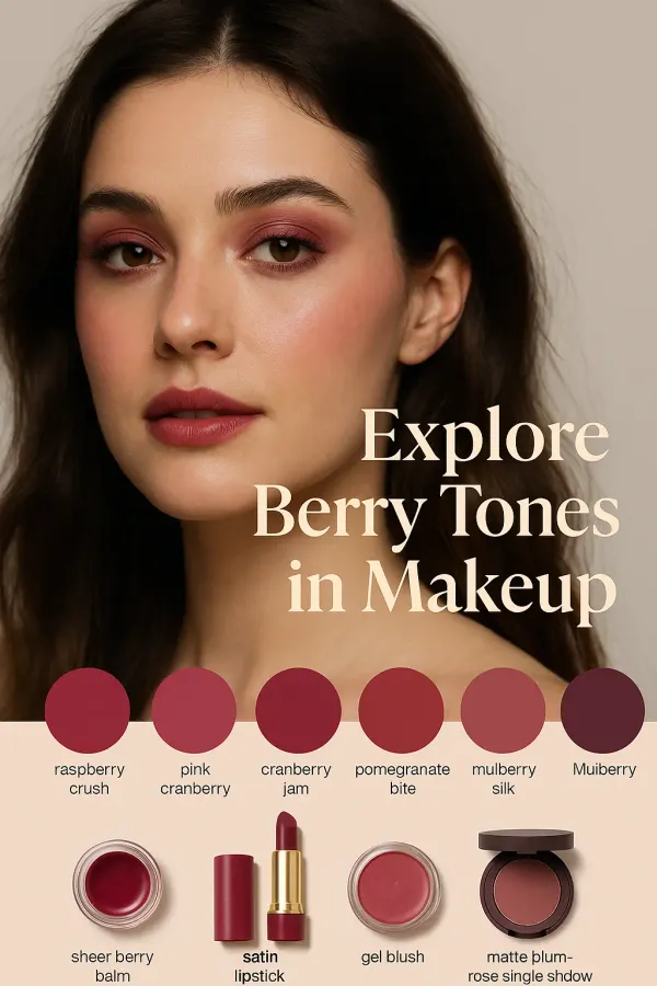 Explore Berry Tones in Makeup 🍒💜