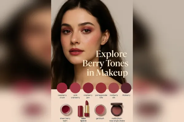 Explore Berry Tones in Makeup 🍒💜